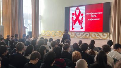 АИТВ-инфекциясының алдын алу туралы №29 ЖОББМ жоғары сынып оқушыларына айтылды