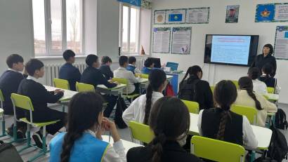 О ВИЧ-инфекции рассказали в сельской школе Павлодарской области