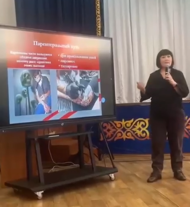 Студенттерге АИТВ-инфекциясының алдын алу шаралары туралы айтылды